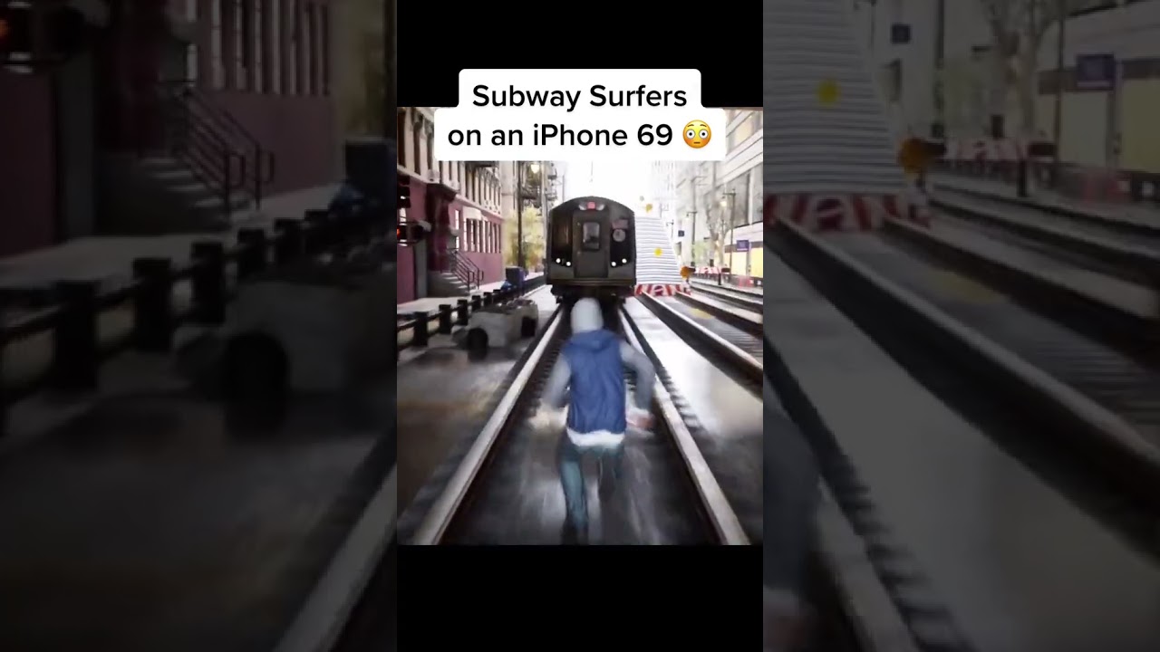 Subway Surfers on an iPhone 69 #subwaysurfers