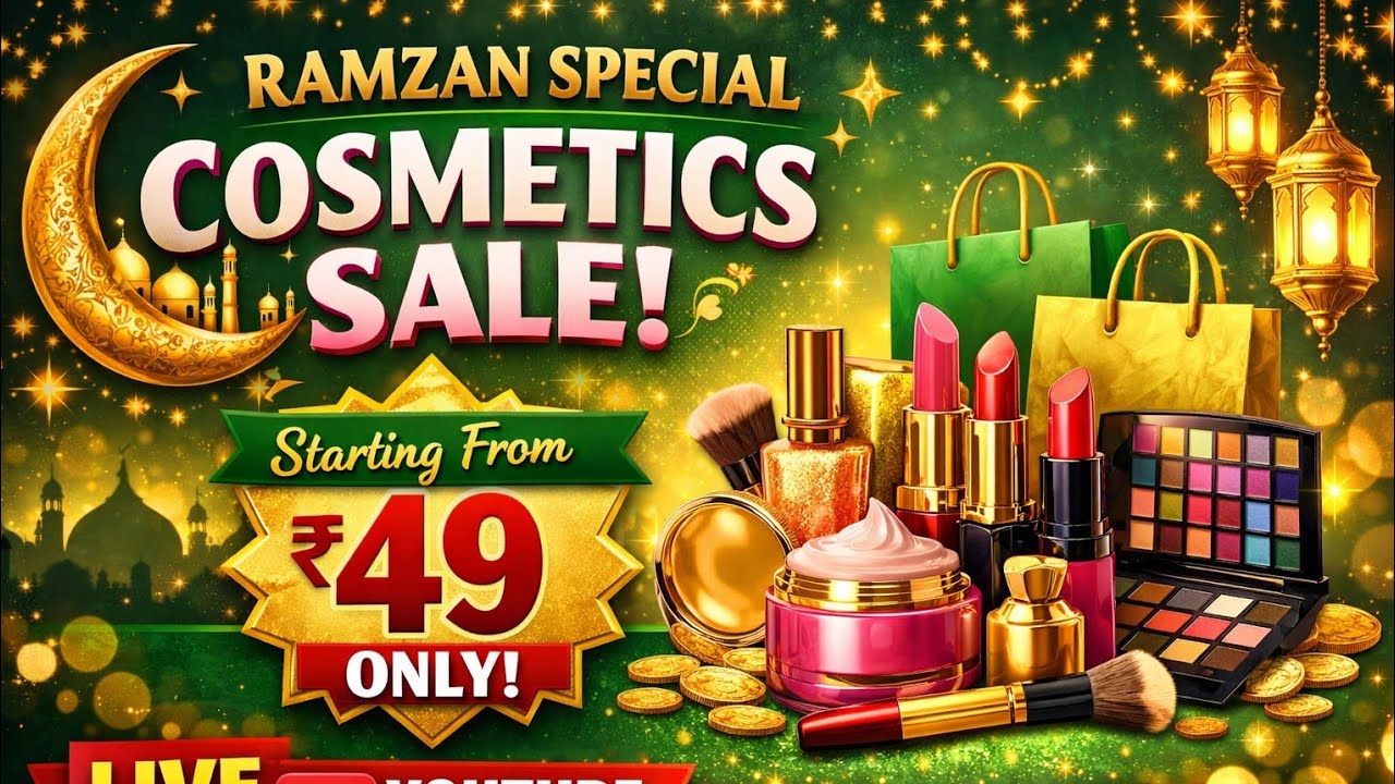 Ramzan Special Dhamaka Sale is LIVE! 💄🔥Makeup shopping ab sirf ₹49 se start😱Itne kam price book fast