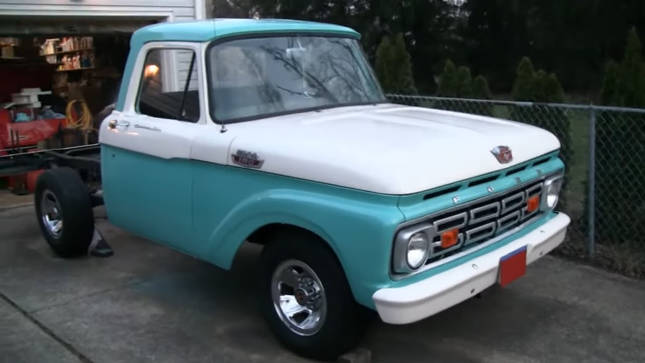 INSTALL FENDER, GRILLE & BUMPER (F100 part 82)