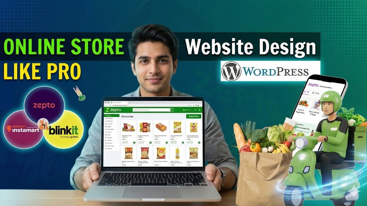 How to Make an Online Grocery Store Website with WordPress and Bacola | WordPress Tutorial In Hindi