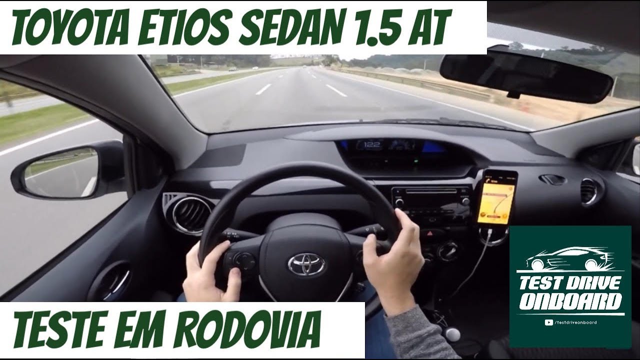 TOYOTA ETIOS SEDAN 1.5 AT 2020 | TESTE EM RODOVIA | TEST DRIVE ONBOARD®