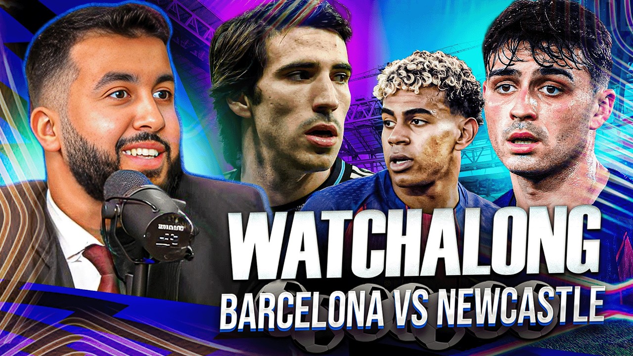 BARCELONA VS NEWCASTLE I CHAMPIONS LEAGUE WATCHALONG!