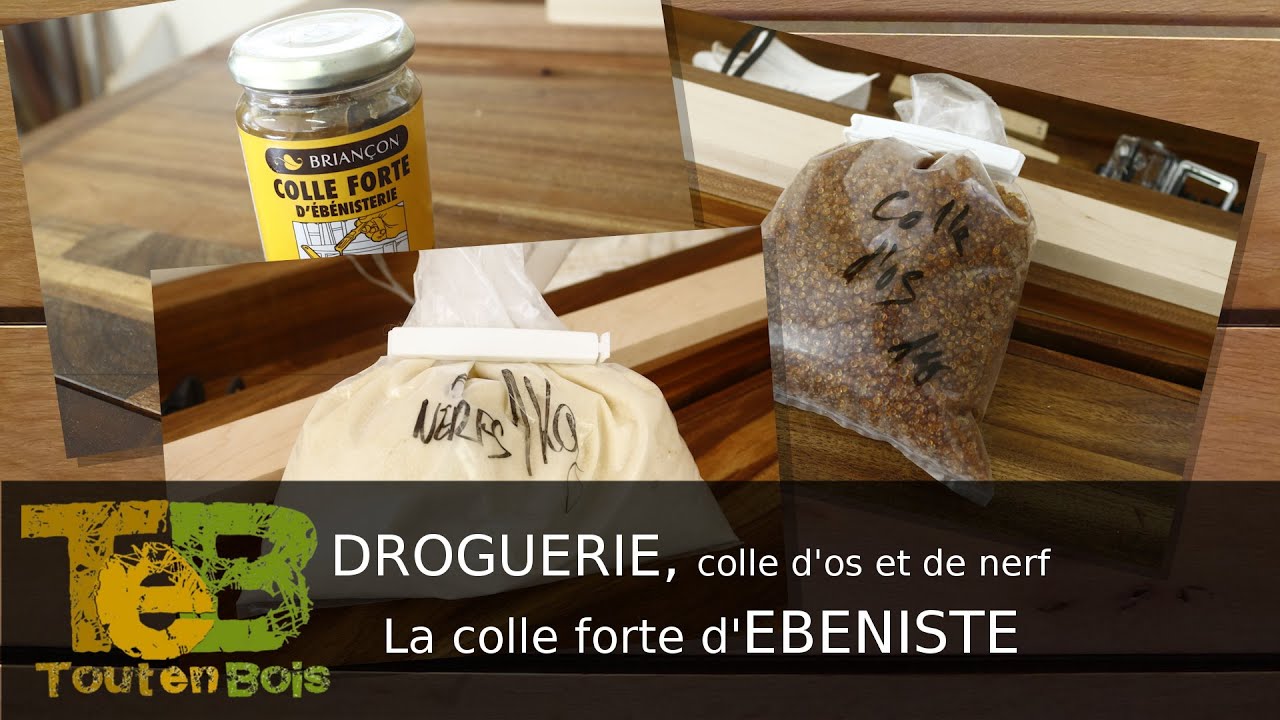 Droguerie  - Préparation de la colle forte d'ébéniste