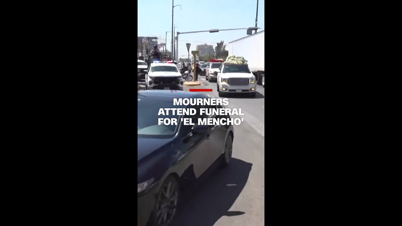 Mourners attend funeral for 'El Mencho'