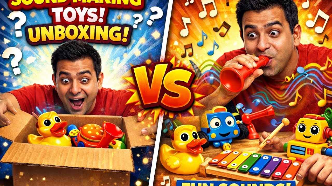 Cute Toy Sounds and Fun Unboxing for Kids 🧸✨