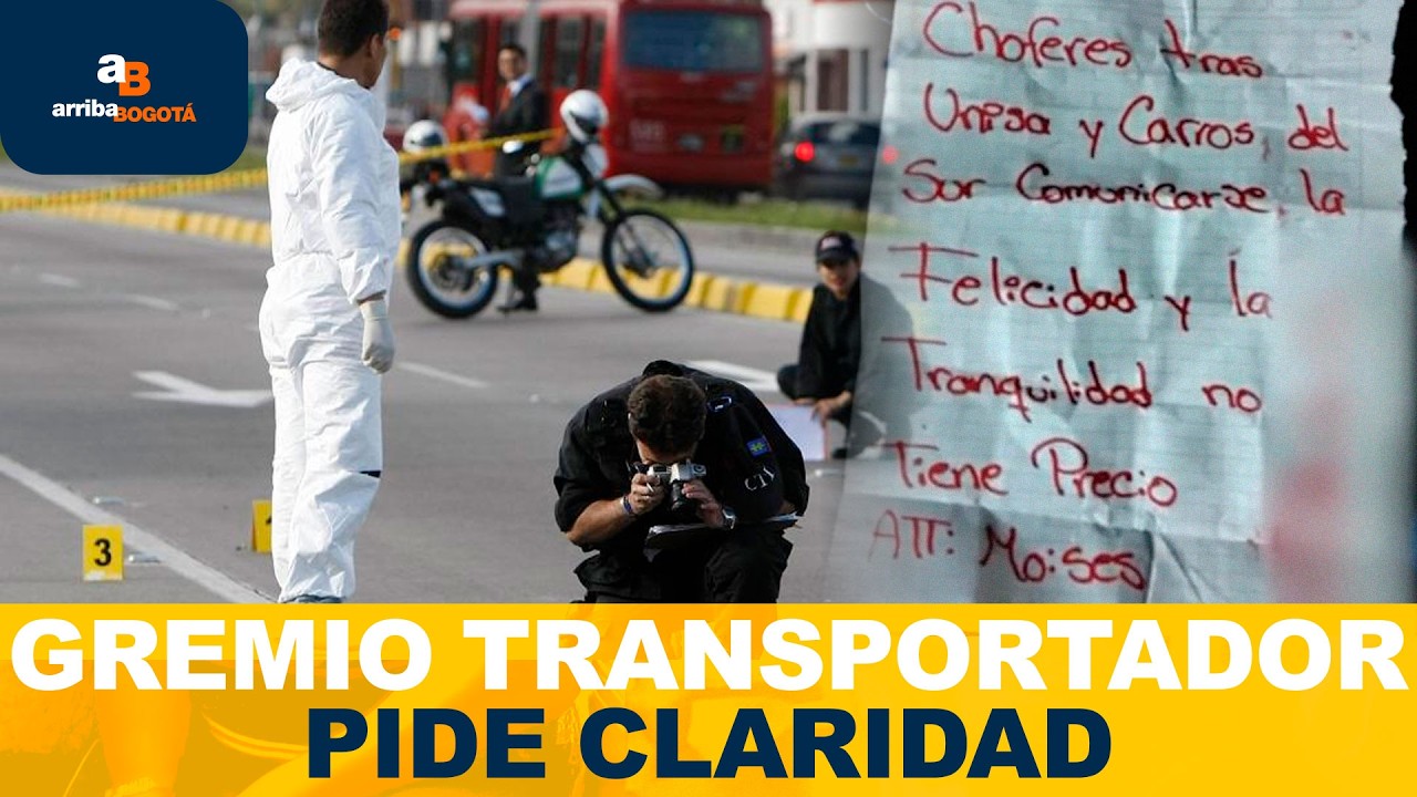 AS3SIN4N a conductor en Soacha y aparecen panfletos que generan preocupaci&oacute;n | CityTv | ArribaBogot&aacute;