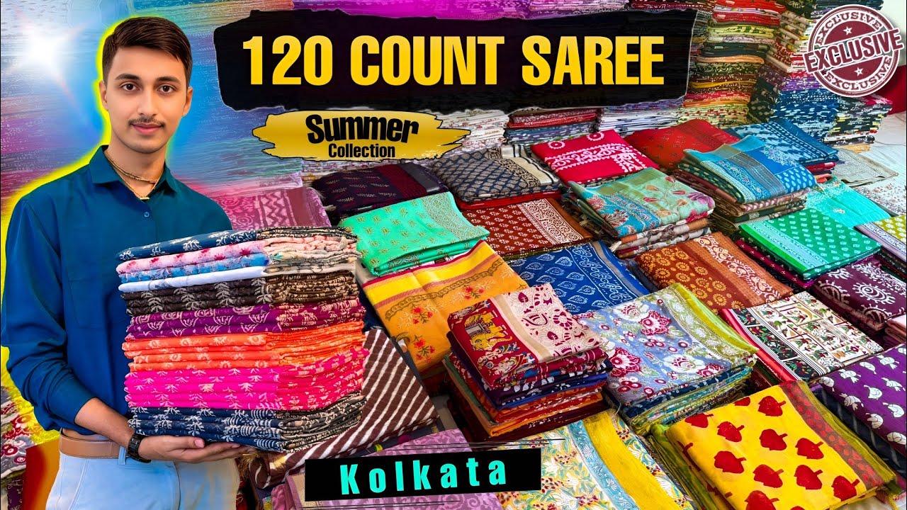 Hand Block Mul Chanderi /Kota Doriya Cotton Saree/ Pure Mulmul Cotton Saree Manufacturer in Kolkata