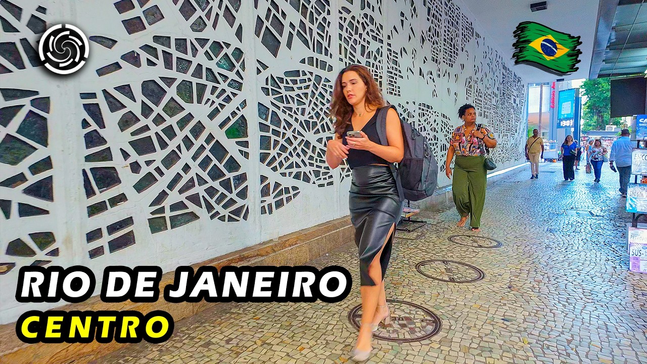 Центр Рио-де-Жанейро 🇧🇷 Бразилия, 2024 г.【 4K UHD 】
