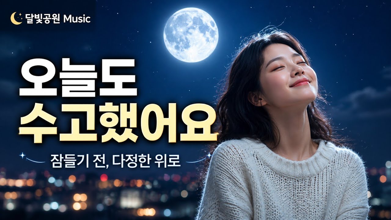 오늘도 수고했어요 🌙 마음이 편안해지는 힐링 노래  달빛 속의 꿈