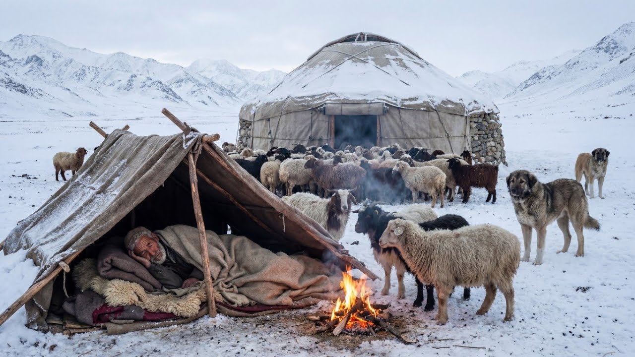 Surviving Shepherd Life in One of the Coldest Villages of Afghanistan | Life beyond -71.0°C