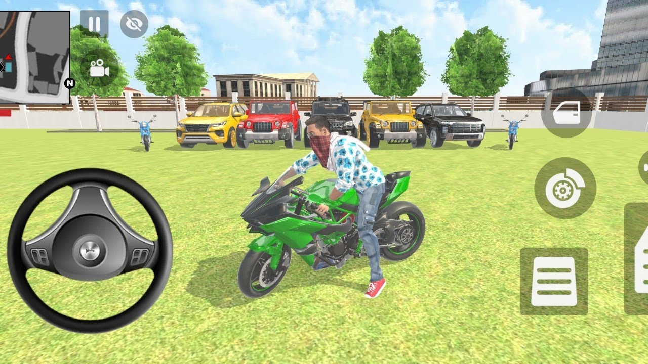 Franklin order by 1️⃣ modify Scorpio 🚘💥 in Indian 🇮🇳 bike Theft Auto Simulator 🎮
