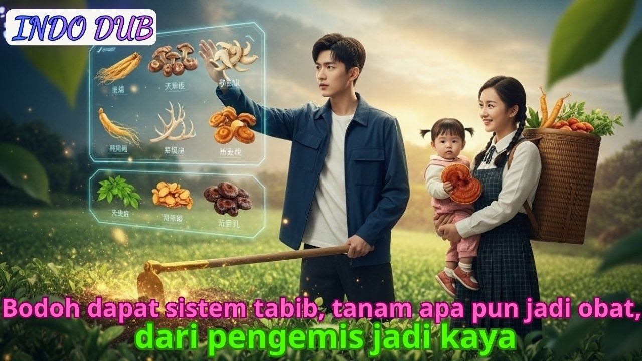 【Indo Dub】Bodoh dapat sistem tabib, tanam apa pun jadi obat, dari pengemis jadi kaya