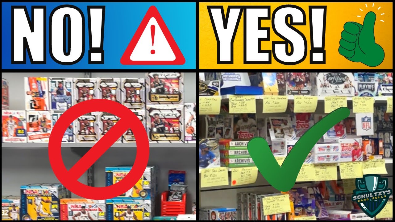 😯HOW A LOCAL SPORTS CARD SHOP SHOULD LOOK!👀