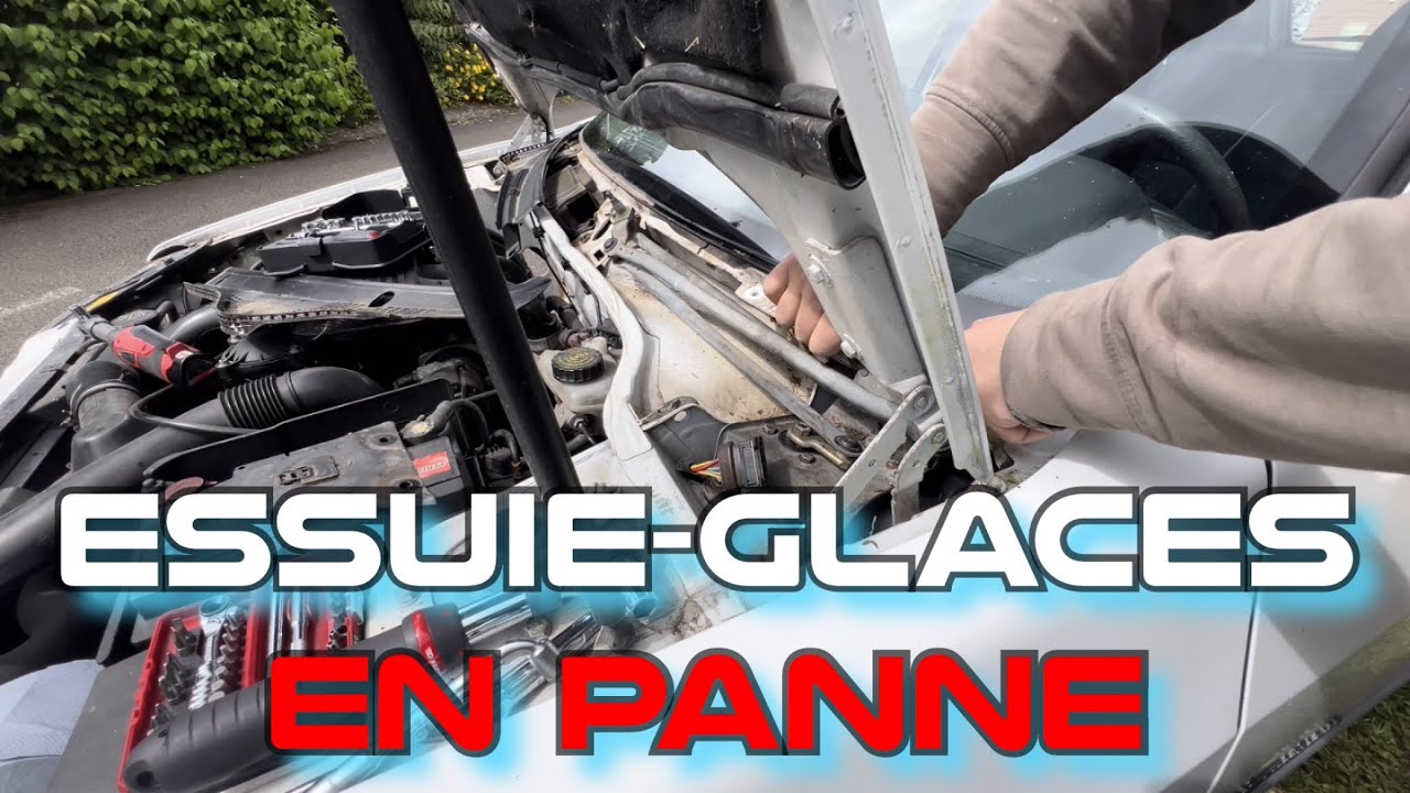 Réparer des essuie-glaces qui ne fonctionnent plus : démontage / changement de moteur ou réparation