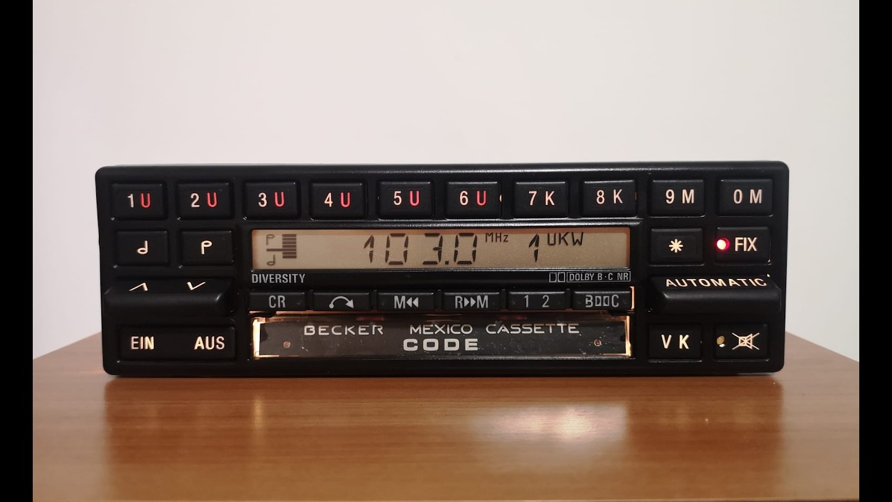 Becker Mexico Cassette BE0830        Bluetooth retrofit, test radio & cassette