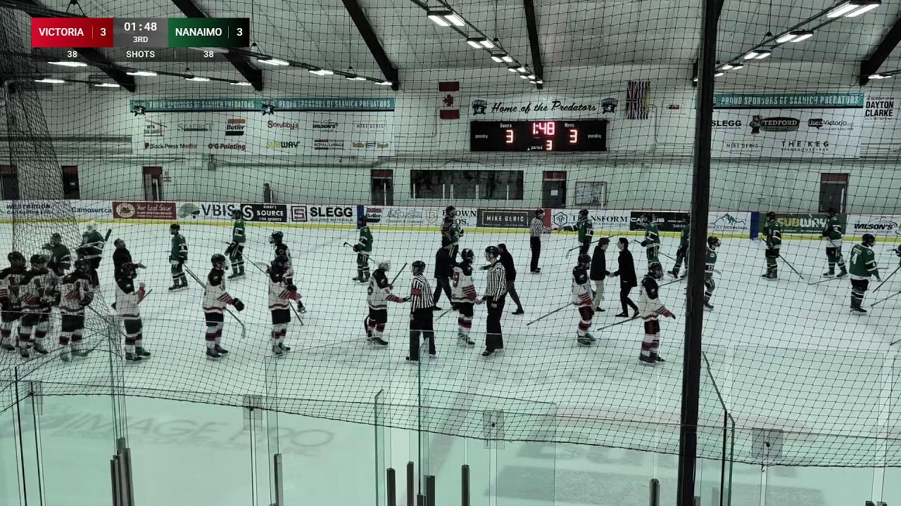 U18 T1 Victoria Admirals vs Nanaimo Clippers