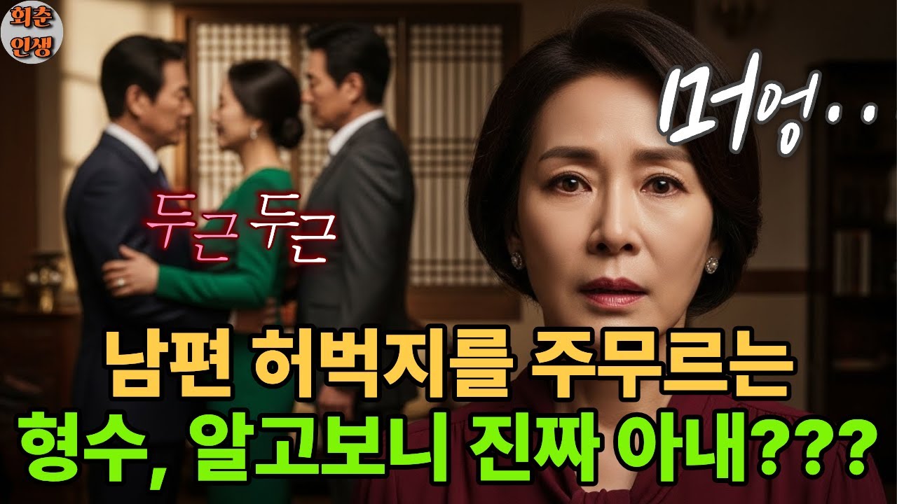 남편 허벅지 주무르는 형수의 정체, 28년 위장결혼의 충격 진실 오디오북 이야기 사연들