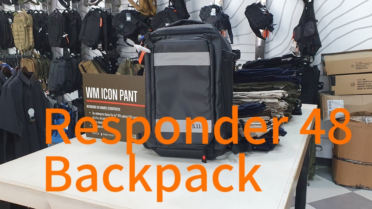 Mochila 5.11 Responder 48  para Bomberos y Paramedicos Características