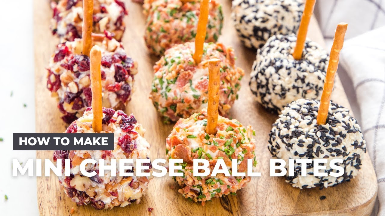 How to Make Mini Cheese Balls Bites