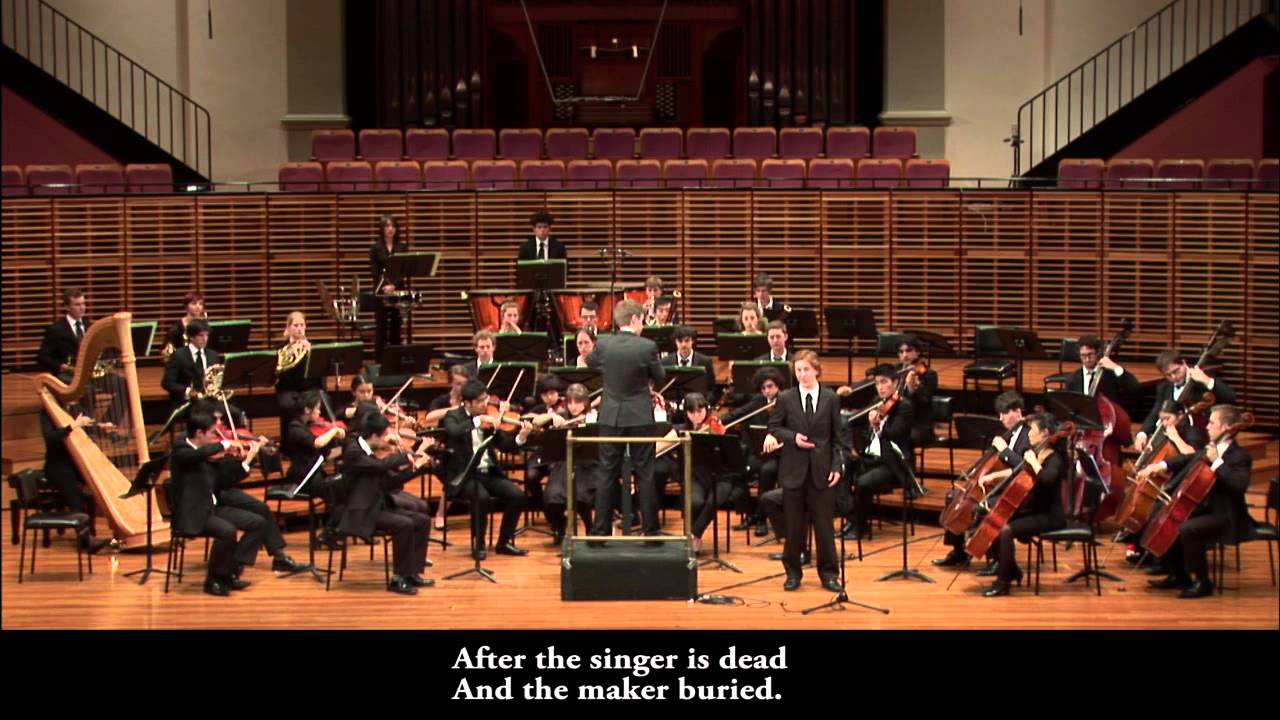 Songs of Travel Ralph Vaughan Williams Alex Knight with Eroica Ensemble part 3