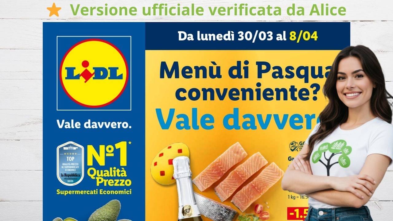 Nuovo Volantino Lidl dal 30 Marzo all&rsquo;8 Aprile 2026 #anteprima
