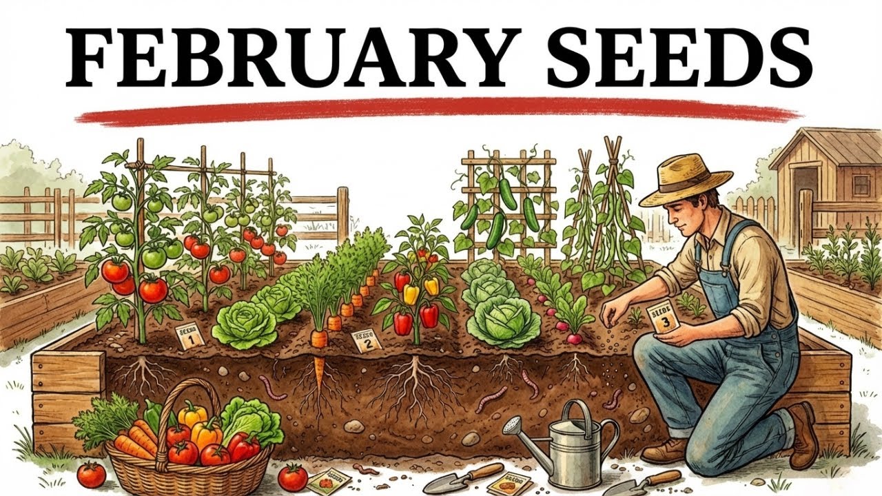 10 Seeds You Must Start in February to Harvest 3x More by Summer