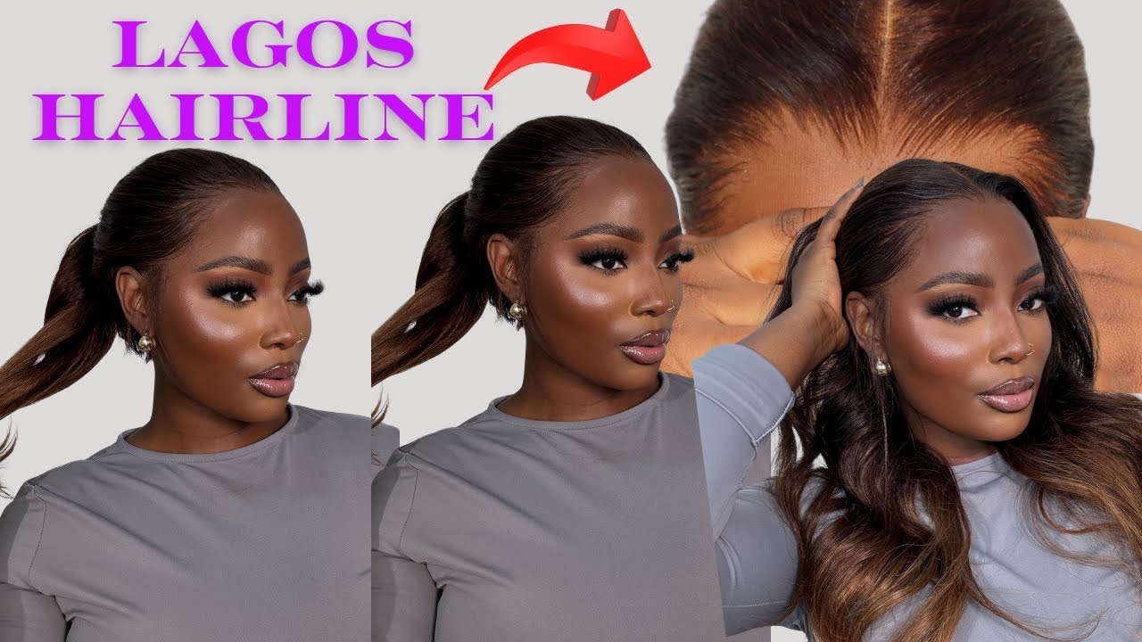 “HOTTEST TREND” LAGOS HAIRLINE 🔥Invest In A Good Frontal & Get Good Results