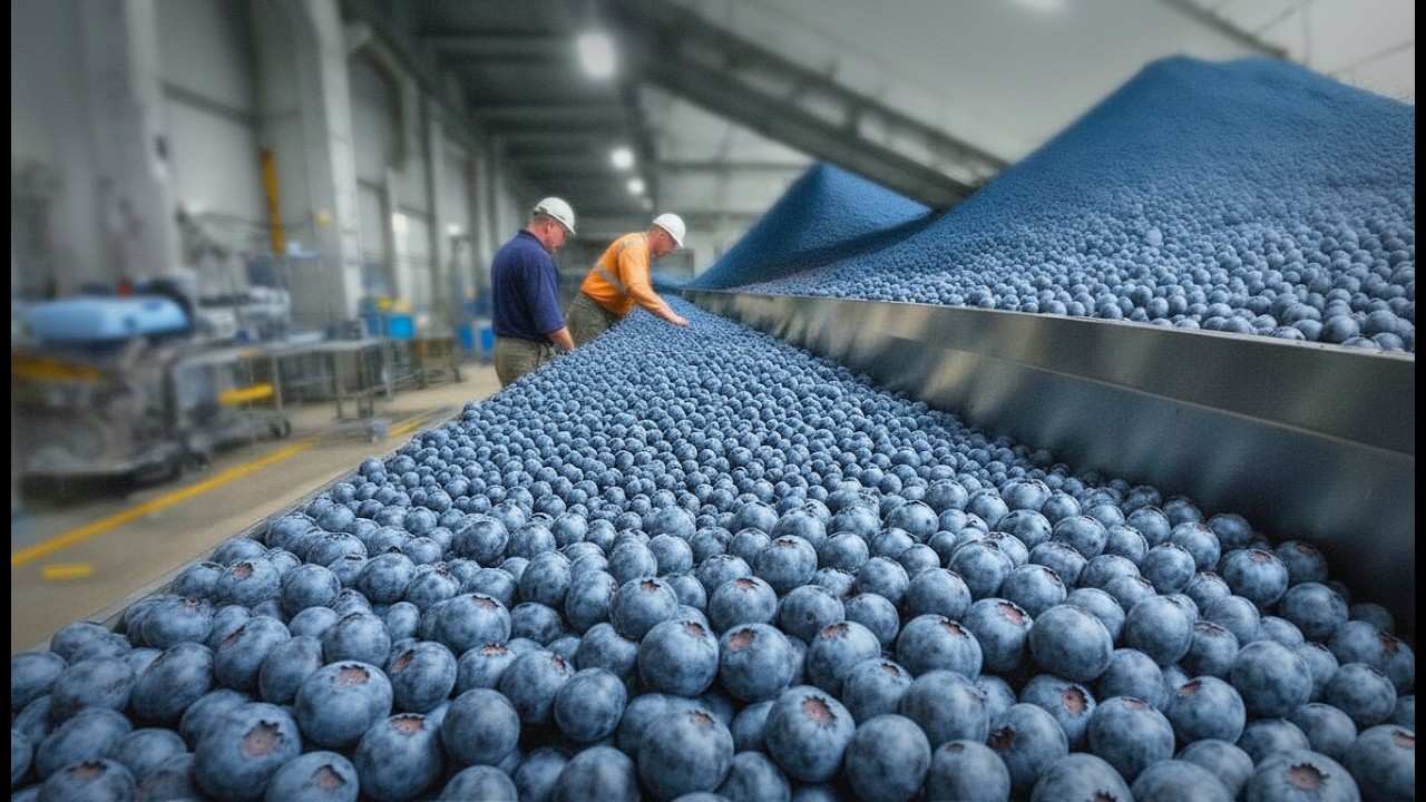 How Blueberry Jam Is Made in a Modern Factory (Full Process)