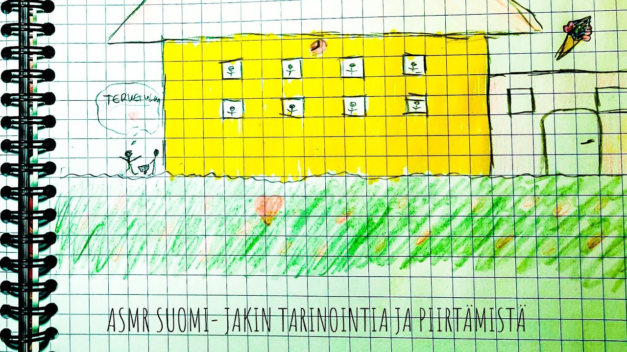 ASMR SUOMI-JAKIN TARINOINTIA JA PIIRTÄMISTÄ#ASMRSuomi