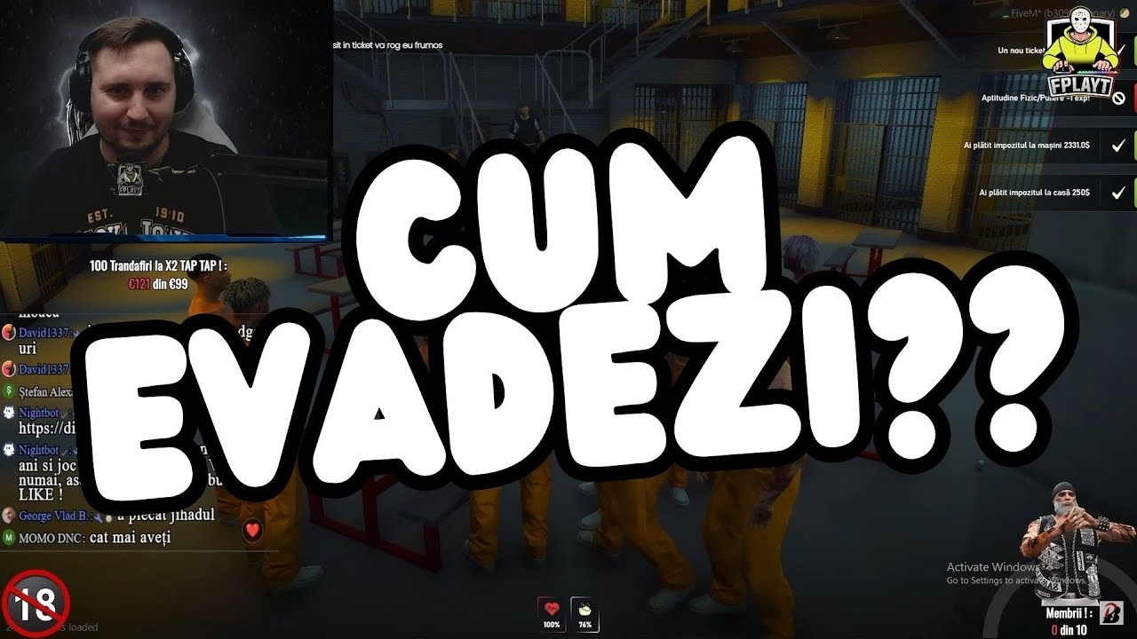 CUM EVADEZI DIN PUSCARIE PE FPLAYT? // BESTIALU LIVE