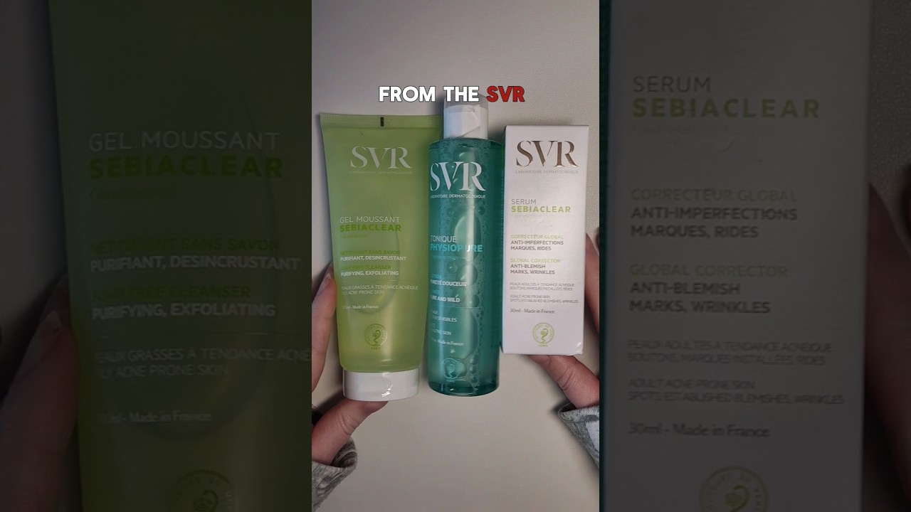 Watch me unbox some skincare gems from SVR! 🩵 #SVR #unboxing #haul #bbloggers #haul #beautyroutine