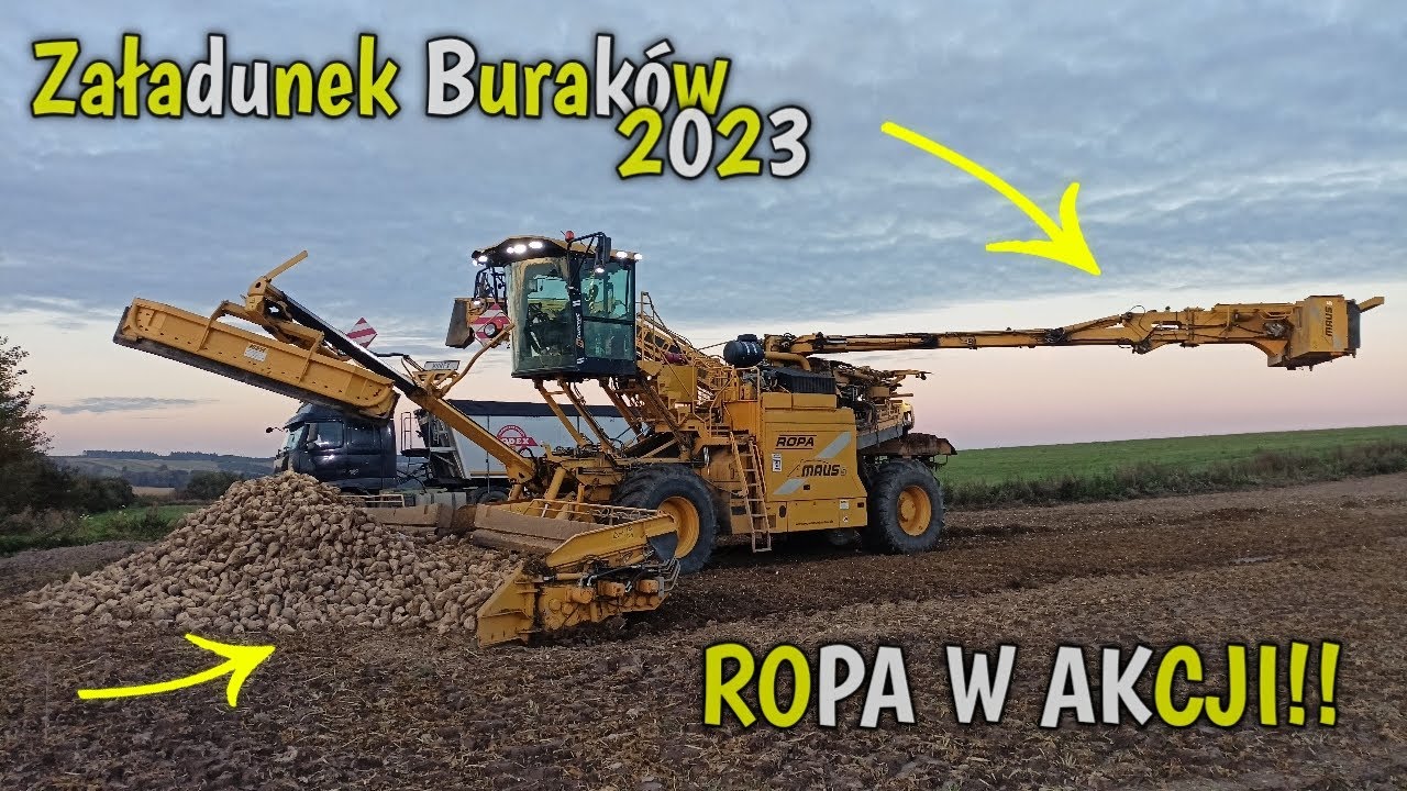 ☆🚜ZAŁADUNEK BURAKÓW 2023🚜☆ ROBA MAUS 5🚜☆