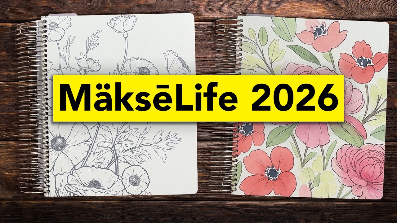 MakseLife только что выпустили НОВЫЕ ежедневники на 2026 год!