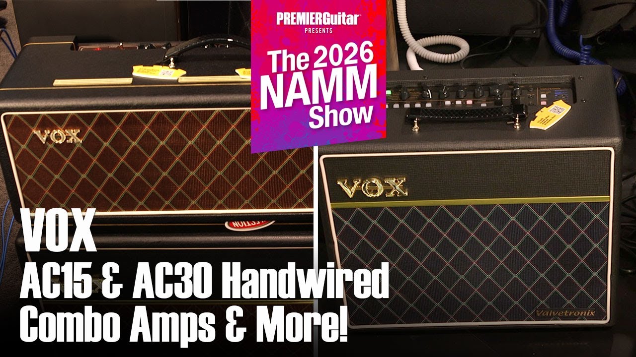 Vox - AC30 Hand-Wired Head and Cabinet & More I NAMM 2026