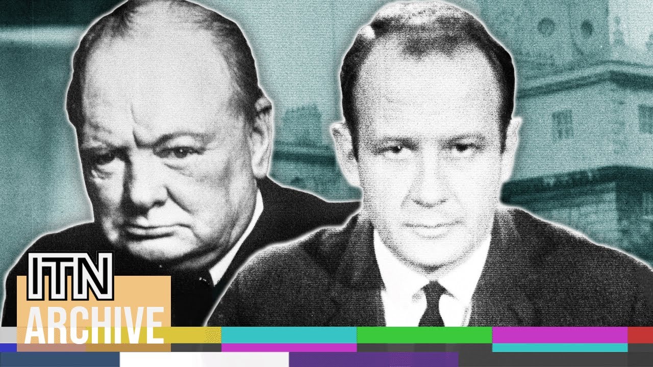 Момент объявления о смерти Уинстона Черчилля | Редкий выпуск новостей в прямом эфире (1965)
