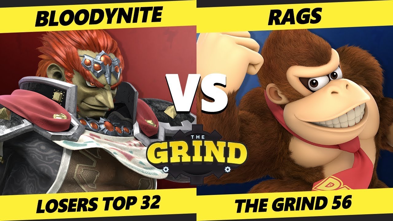 Smash Ultimate Tournament - Bloodynite (Ganondorf) Vs. Rags (DK) The Grind 56 SSBU L. Top 32