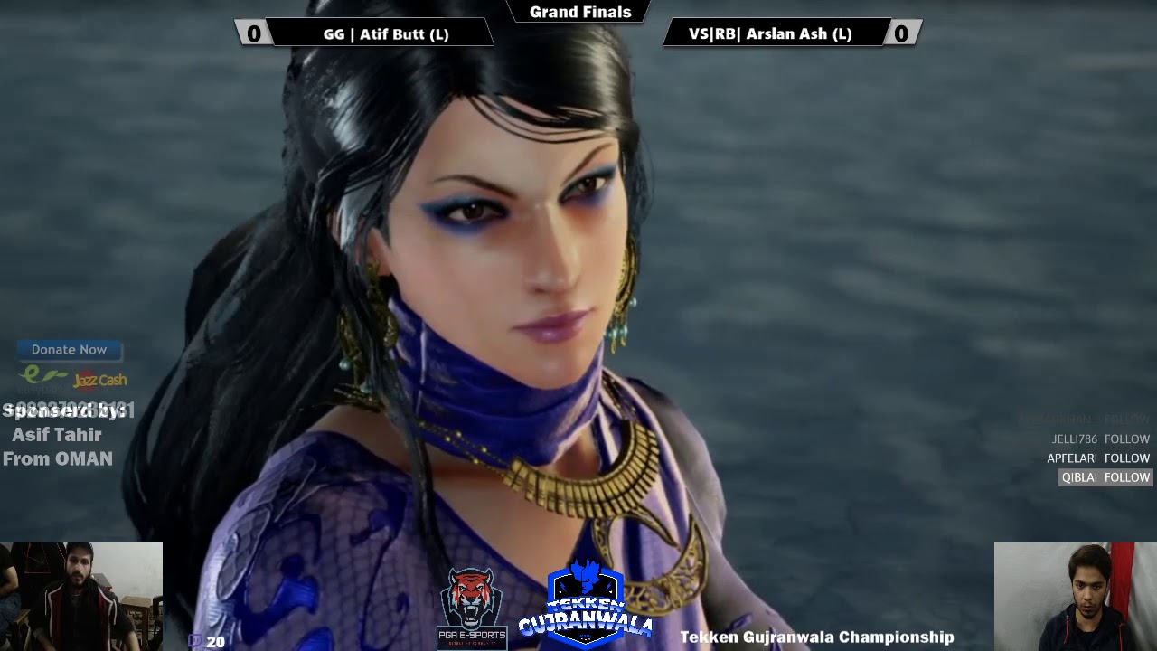 Grand Finals Atif Butt (Steve) VS Arslan Ash (Kuma,Zafina,Kazumi) Tekken 7 Pakistan