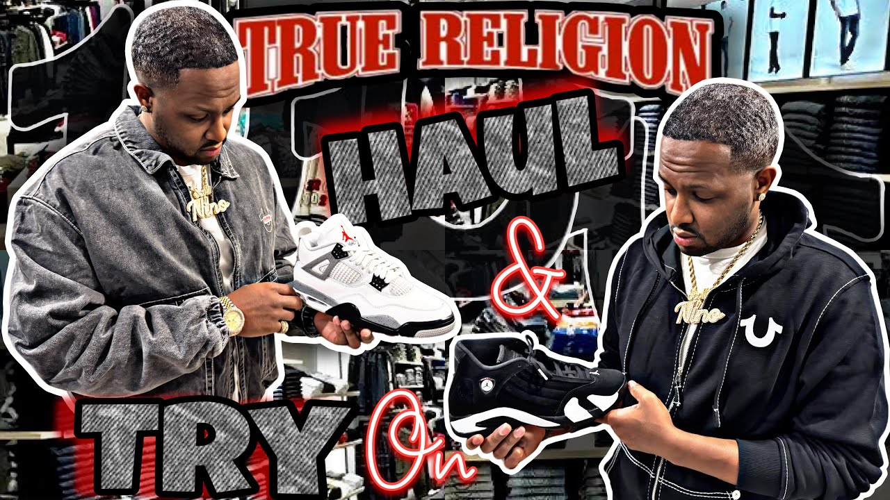 TRUE RELIGION 50% OFF | FACTORY OUTLET SHOPPING HAUL & TRY ON MENS | SHOP WITH ME‼️