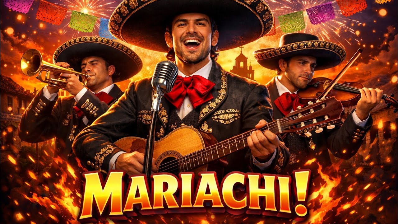 Música Mexicana Instrumental con Mariachi. Fondo para comidas y reuniones tradicionales
