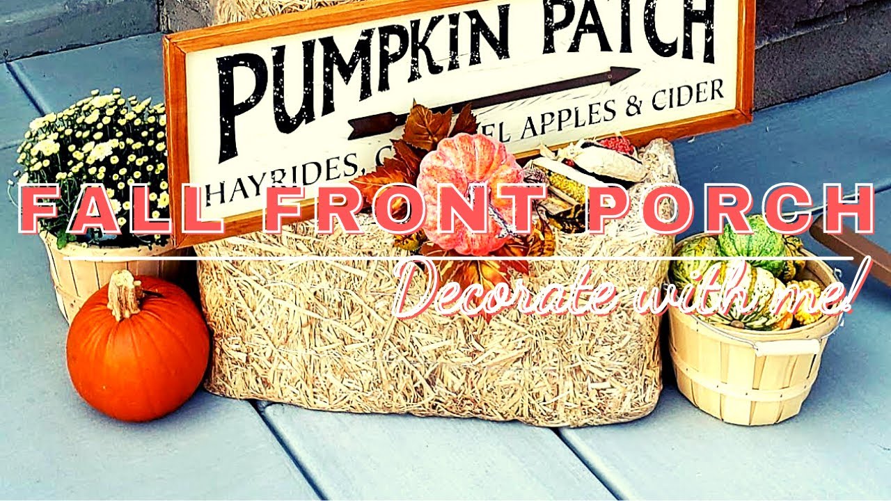 Fall Front Porch Clean & Decorate 2021!