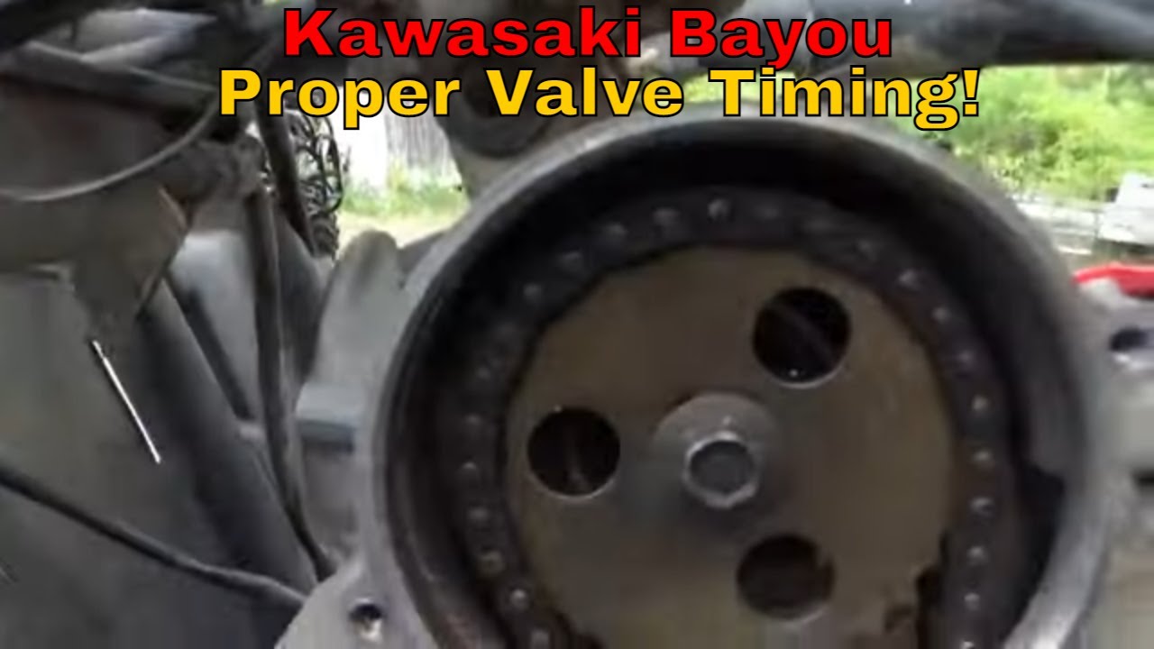 Kawasaki Bayou 300, не крутит коленвал, низкая компрессия, неправильные фазы газораспределения — ...