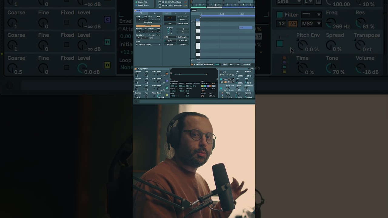 🌀 Гипнотический трюк с техно-басом #abletontutorial #technoproducer #technotips