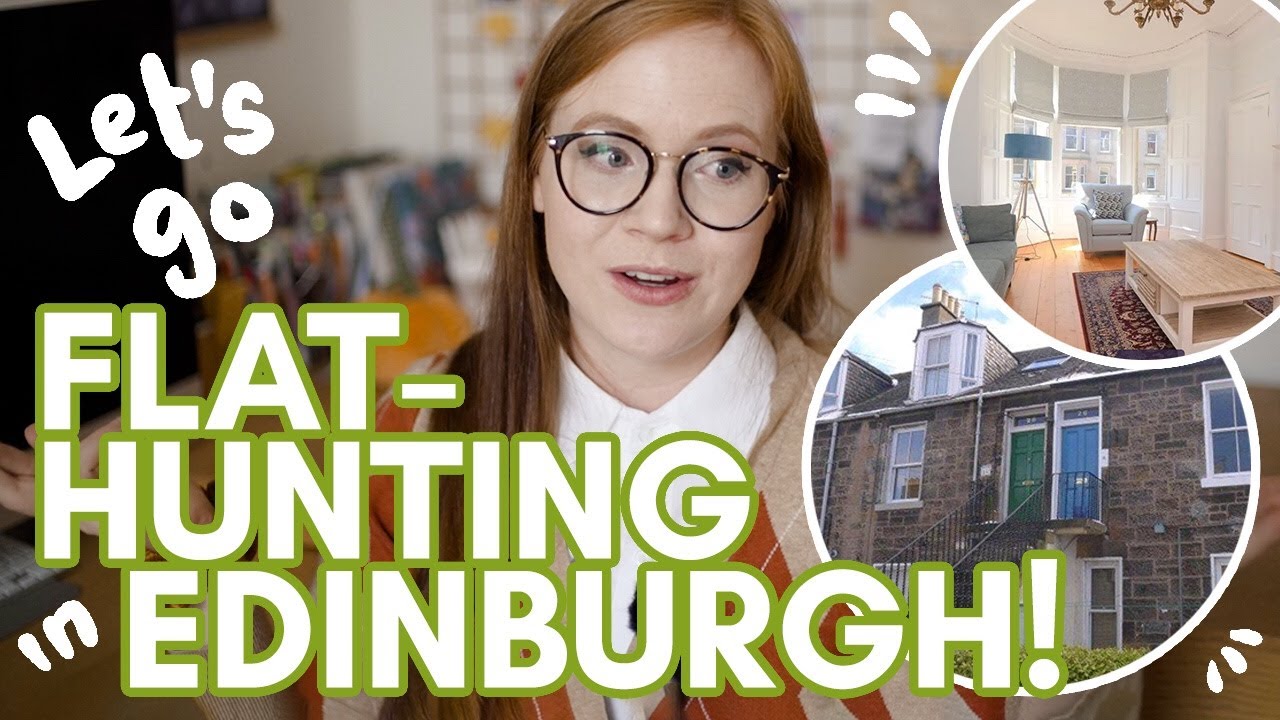 Come FLATHUNTING in EDINBURGH with us! | Our experience looking for 3 bedroom flat/house in Scotland
