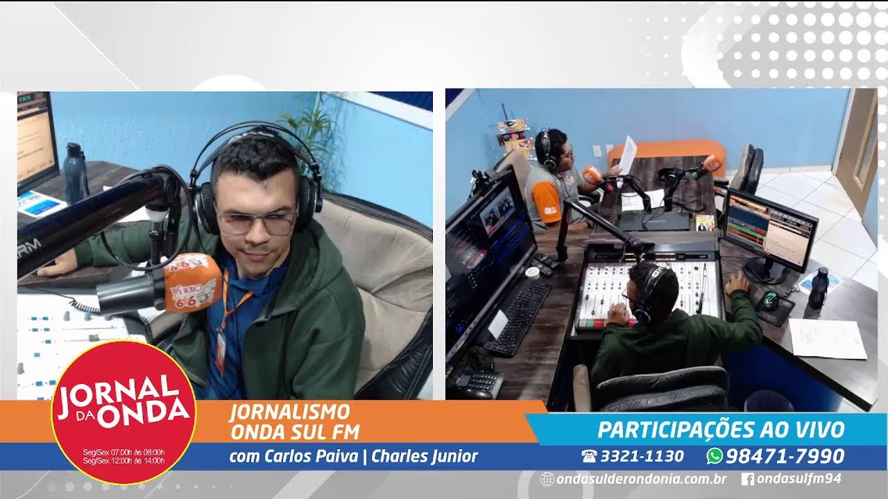 JORNAL DA ONDA  12:00h às 14:00h (AO VIVO: Carlos Paiva & Charles Junior) 27/02/2026 !