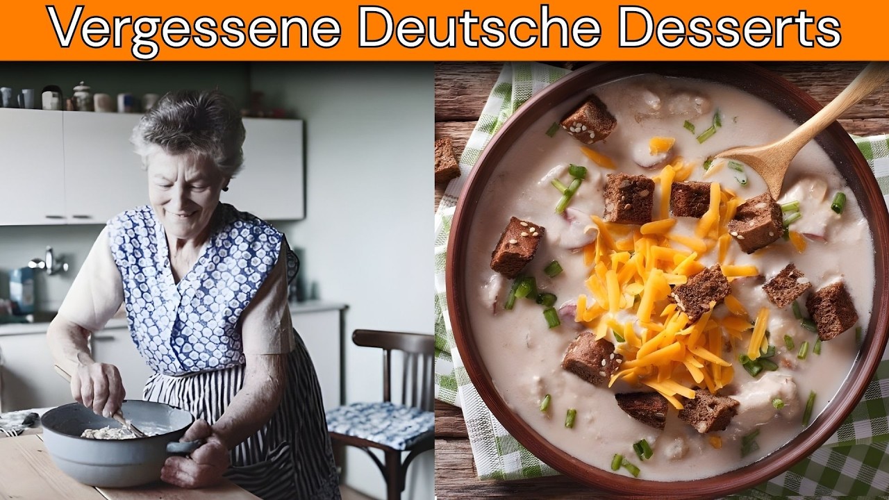 10 Vergessene Altdeutsche Nachspeisen, die heute kaum noch jemand zubereitet