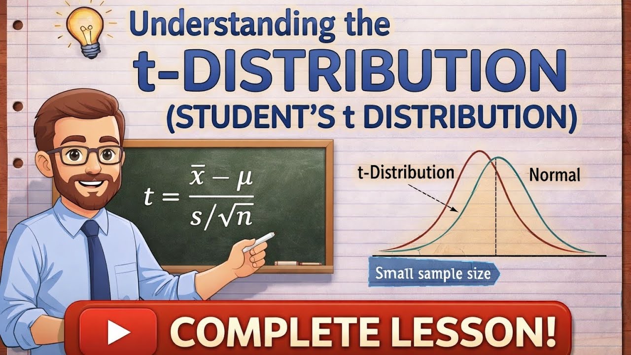The t-distribution 