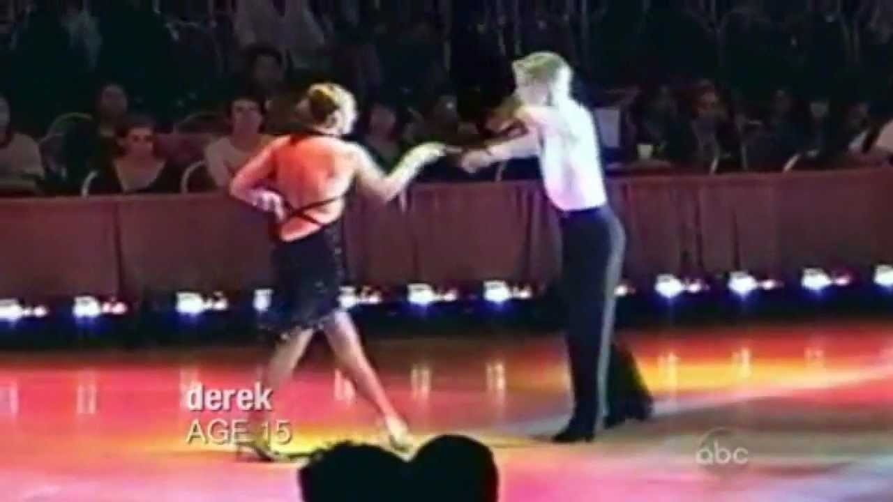 DWTS- Derek and Julianne Hough and Mark Balllas as teenagers.