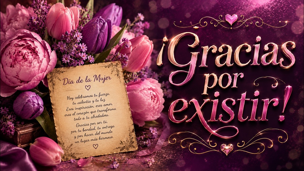 Mujer, por favor lee esto: carta especial para ti en tu día 🌷