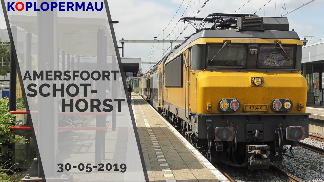 Treinen op station Amersfoort Schothorst - 30 mei 2019