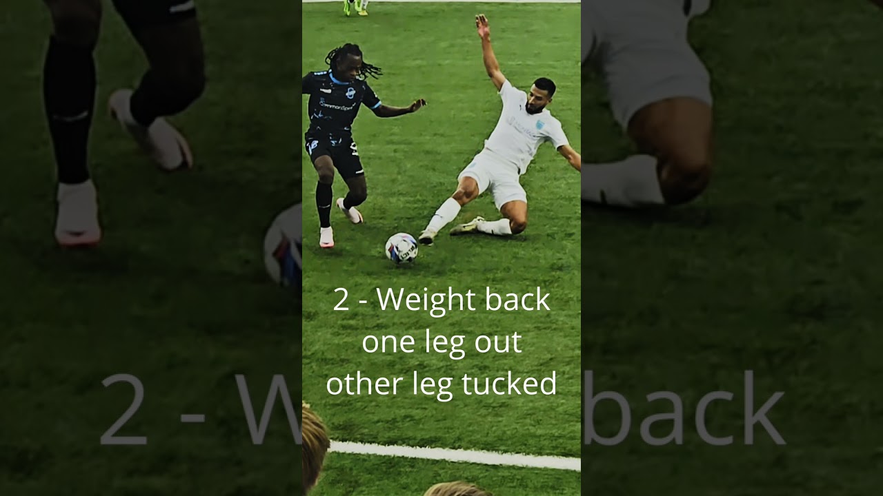 How to Slide tackle!